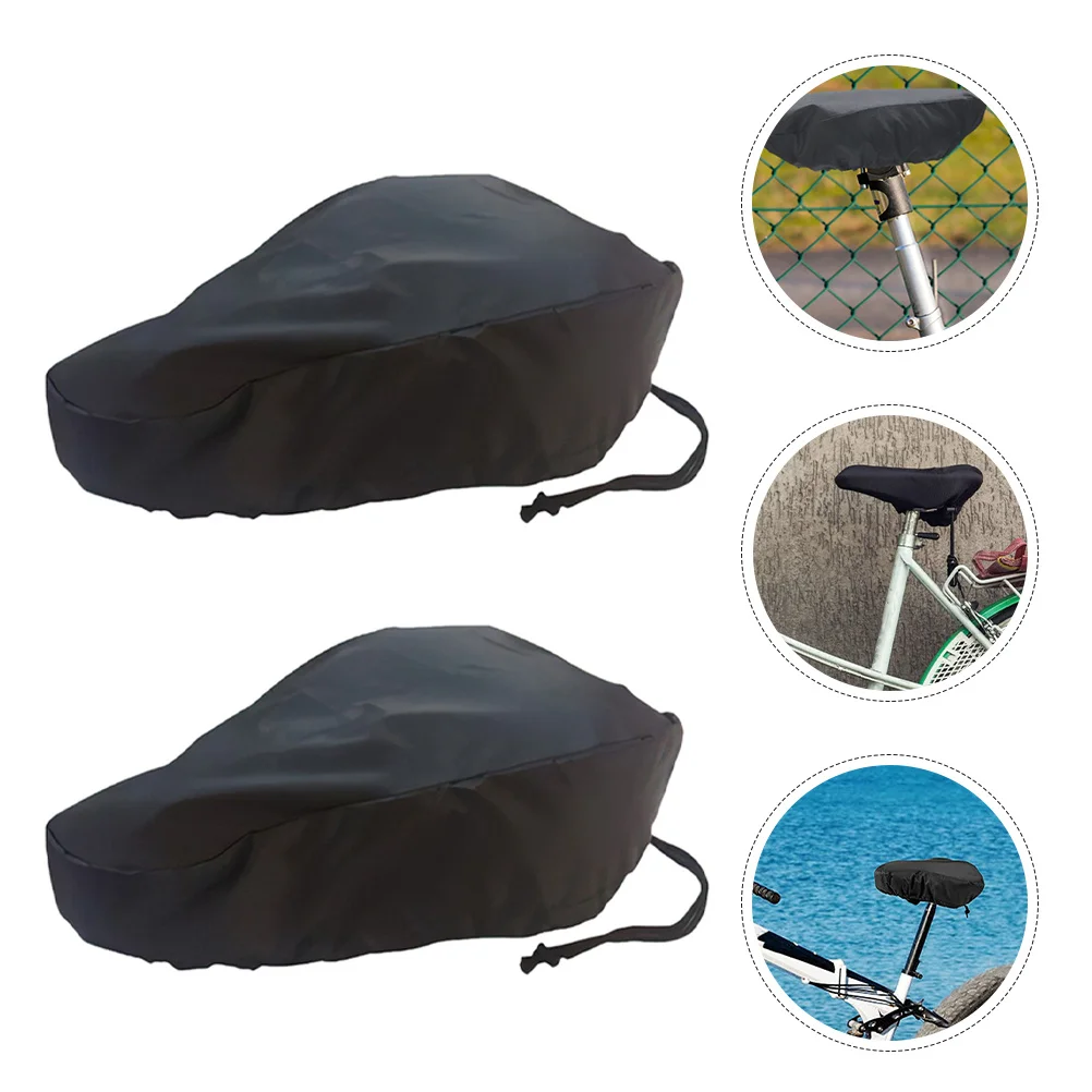 

2Pcs All Weather Bicycle Saddle Cover Waterproof Dirt Resistant Seat Protector for Road Mountain and City Bikes Cycling Supplies