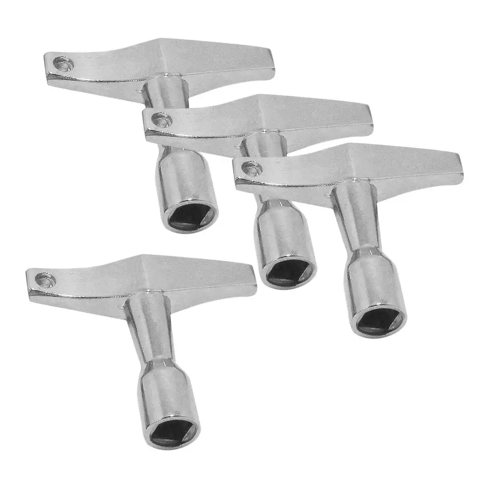 

4pcs Key Metal Drums Tuning Wrenches Alloy Drum Tuner Wrench Snare Accessories Drum Maintenance Tool