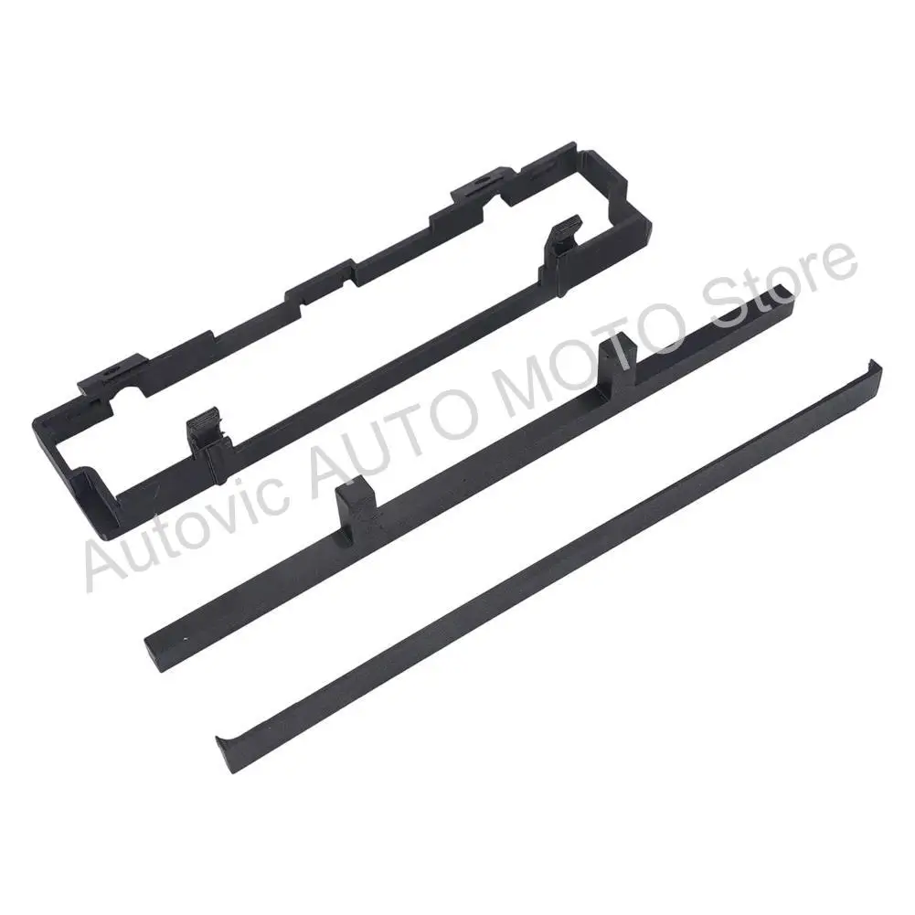 Für BMW 3er E46 2DIN Radio-Einbausatz Kompletter Adapter Halterung Abdeckung für 16:9 Navigation – Detail 4
