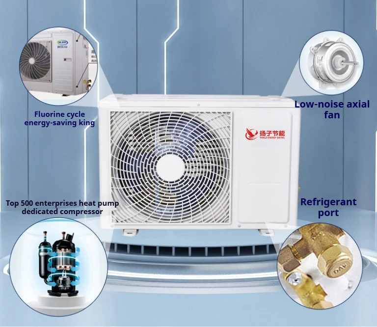 6 kW Monoblock Air to Water Heat Pump Monoblock Outdoor Unit R290 6 kW Inverter Home Pool Hotel Hot Water Heating Unit Project