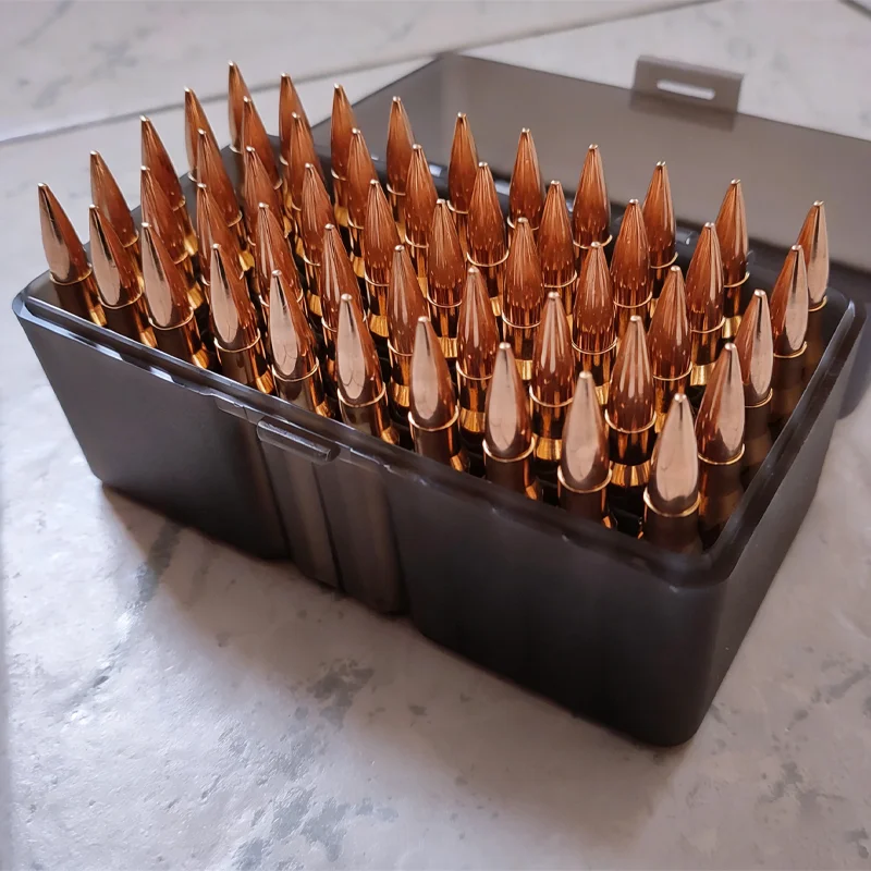 

Коробка для боеприпасов 50 патронов 5.56/5.8, тактическая, с откидной крышкой, для патронов 5.56/5.8X42 мм, для охоты