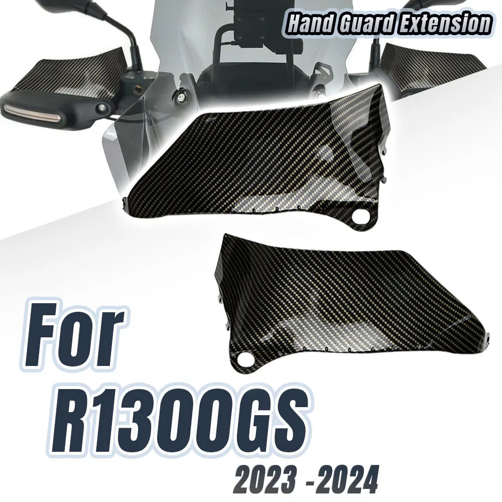 For R1300GS R 1300 GS R1300 GS GS1300 R 1300GS ADV 2023 2024 Motorcycle Handguard Hand shield Protector Windshield Carbon Look