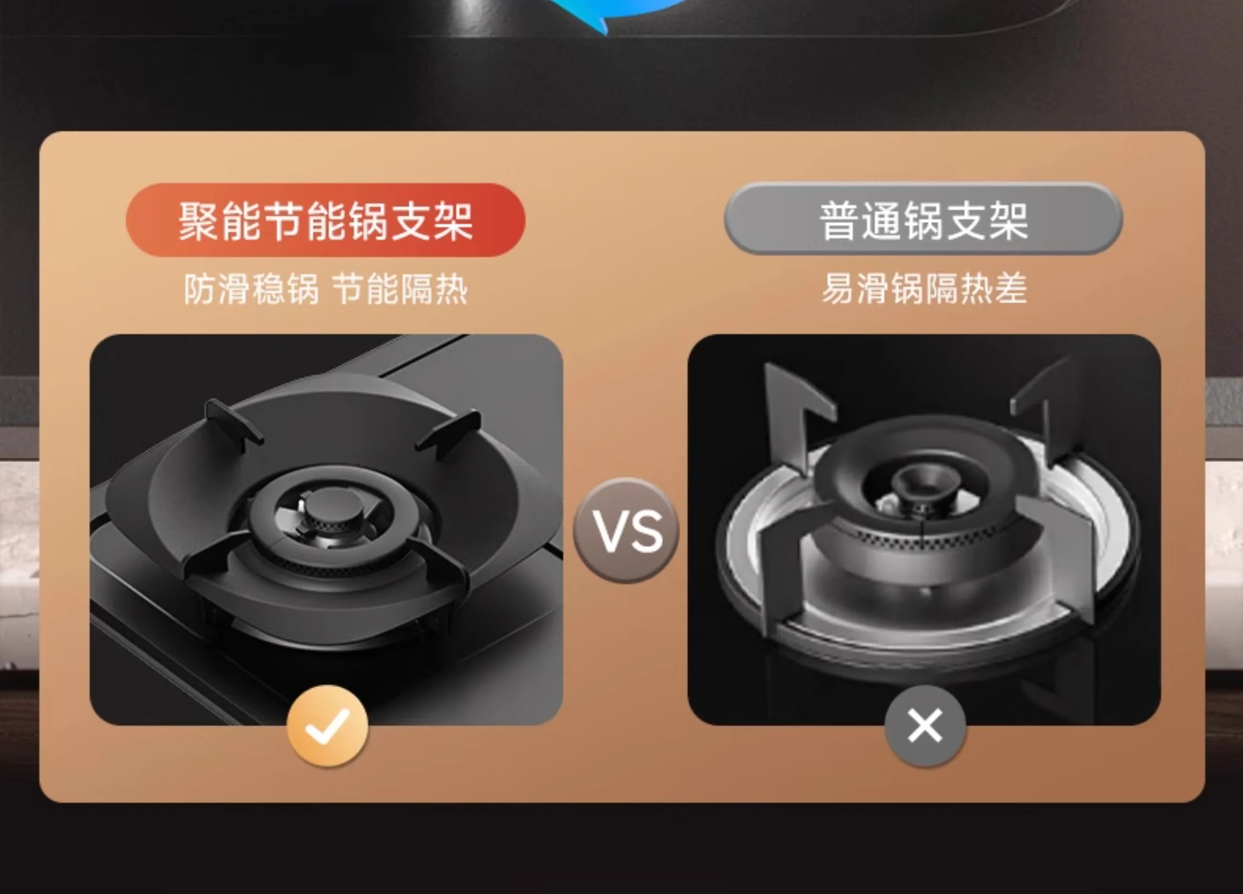 Gasherd Haushalt Doppelherd Erdgas Feuer Flüssiggas explosionsgeschützter Herd