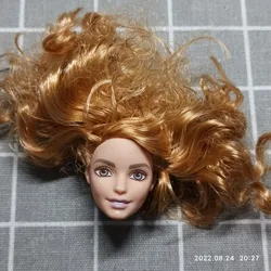 1/6 27cm doll barbi head gift for girl collection toy with hair baby head make-up update dongcheng