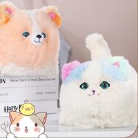 Cute Plush Toys Simulation Cat Dog Interactive Kids Huggy Pets Speak Electronic Accompanied Toy Children Gifts Birthday Awards