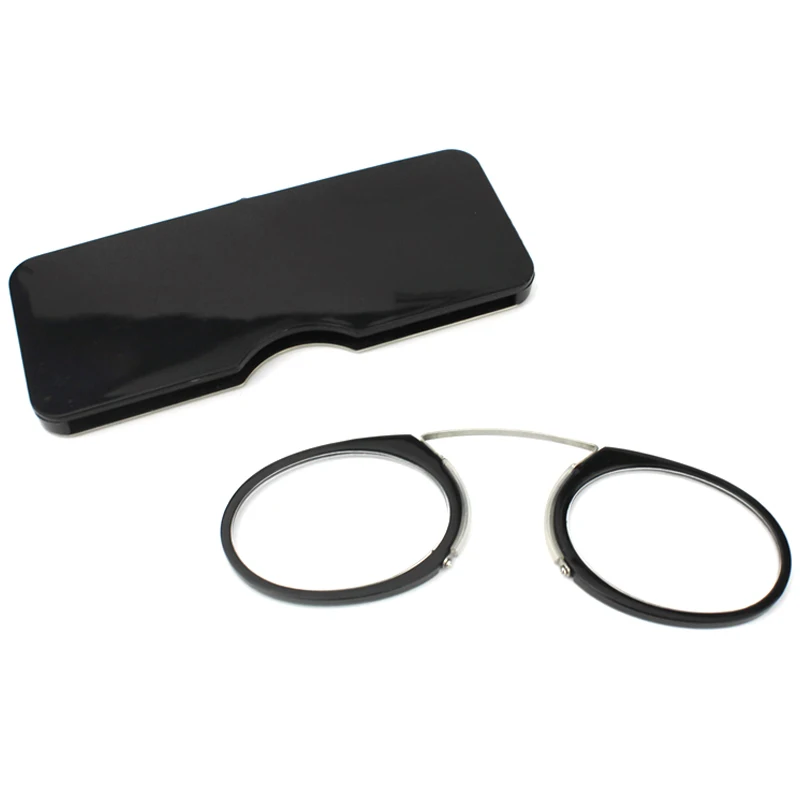 Pince-nez Full Frame Reading Glasses TR90 Portable Nose Men Women Presbyopic Glasses +1.0 +1.5 +2.0 +2.5 +3.0 +3.5