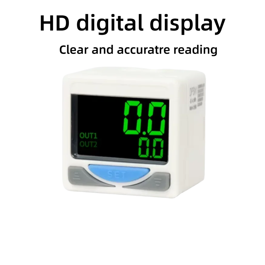 DPSN1/DPSP1 Pneumatic Digital Display Pressure Switch Vacuum Gauge DPSP1/DPSN1-01-020/10-020