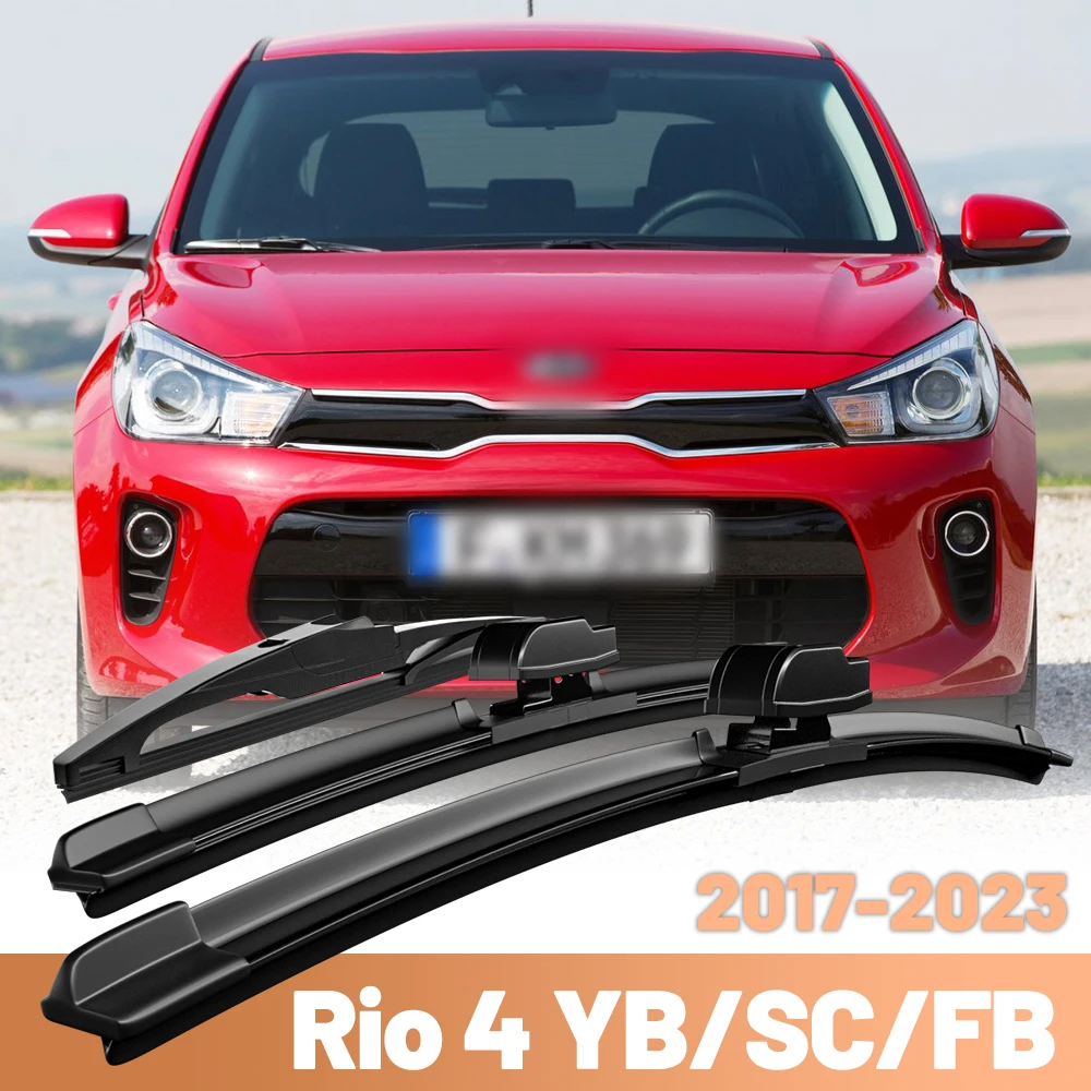 

Для KIA Rio 4 2017-2023 щетки переднего и заднего стеклоочистителя 2018 2019 2020 2021 2022 щетки для лобового стекла 24 "+ 16" + 11"