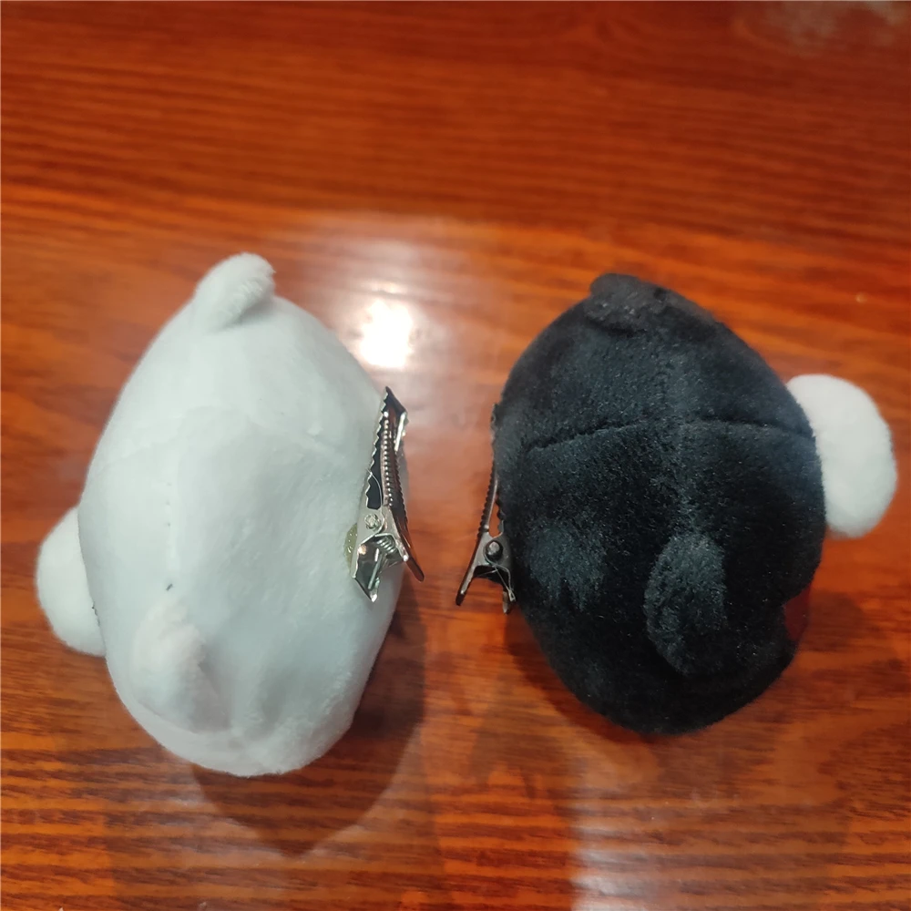 أنيمي دانجانروبا مونوكوما إنوشيما جونكو أزياء تنكرية ، دبوس شعر ، غطاء رأس دب ، مشبك شعر ، فتاة جميلة ، هدايا عيد الميلاد دعامة ، زوج واحد