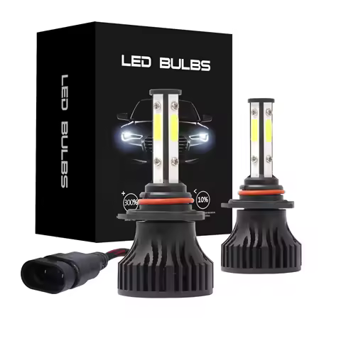 2PCS 4 Sides LED 6500K H11 H4 H7 H8 H9 9004 9005 9006 9007 Car LED Headlight Bulbs Auto Led HB3 HB4 HB5 Headlamps 12V 6000K