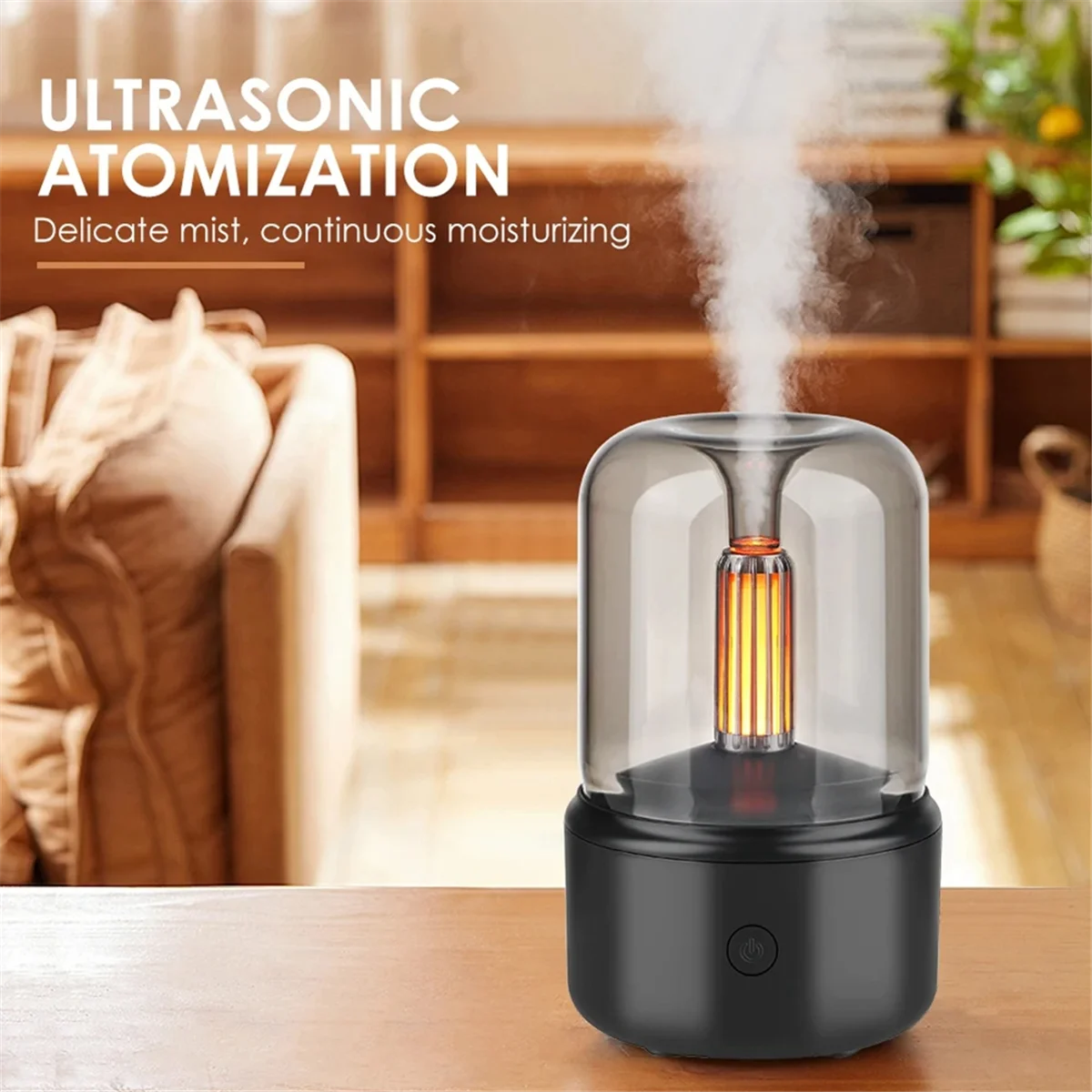 A04V Portable Mini Aroma Diffuser USB Air Humidifier Essential Oil Night Light Cold Mist Maker Sprayer for Home Use Gift,B