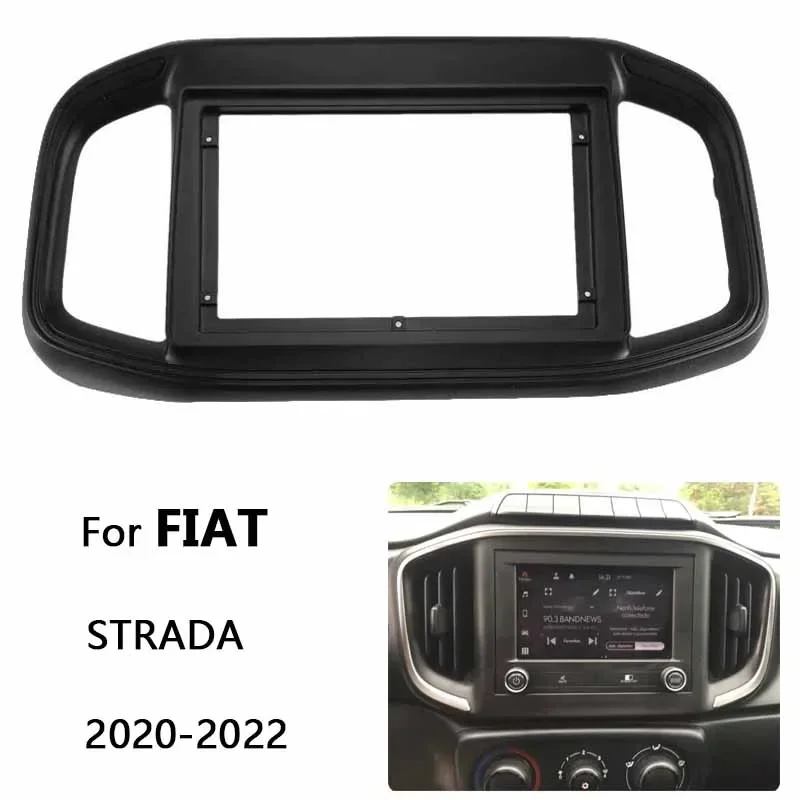 Car Radio Fascia For FIAT STRADA 2020 2021 2022 Auto Stereo Install Dash Panel Frame Kit Mount Bezel Faceplate