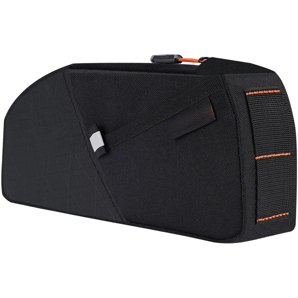 

1.5L Capacity Bag Bike Top Tube Bag Bike Rides White-Black Waterproof Bike Storage Bag Bikepacking Quick-Release Design