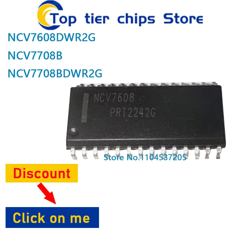 1PCS~10PCS/LOT  NCV7608DWR2G NCV7708B NCV7708BDWR2G SOP28 SOP 100% NEW