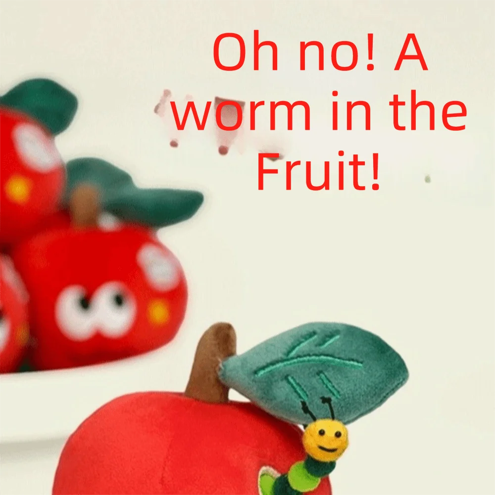 Tasche Hängende Ornamente Cartoon Obst Romantische Rot Kreative Ring Organizer Nette Weiche Valentinstag Geschenk Geständnis Vorschlag