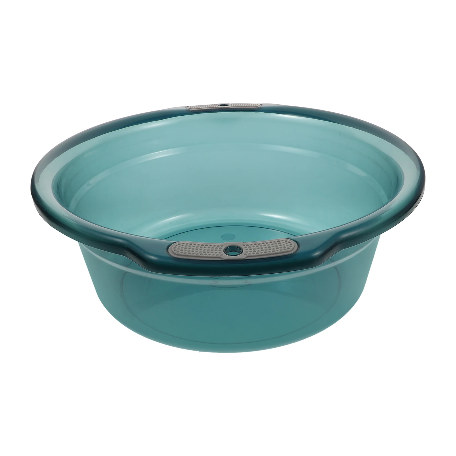 

Hand Foot Basin Soak Bath Bucket Clear Round Deep Soaking Tub Large Baby Wash Dish