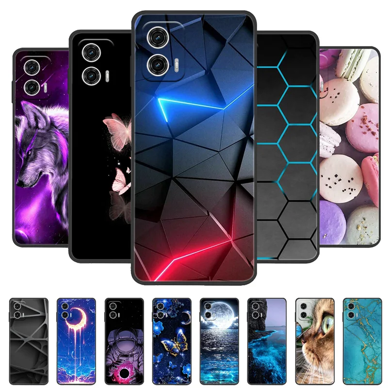 For Motorola Moto G73 5G Case Wolf Lion Soft Silicone Phone Cases for Moto G73 5G Covers Back Coque Bumper MotoG73 G 73