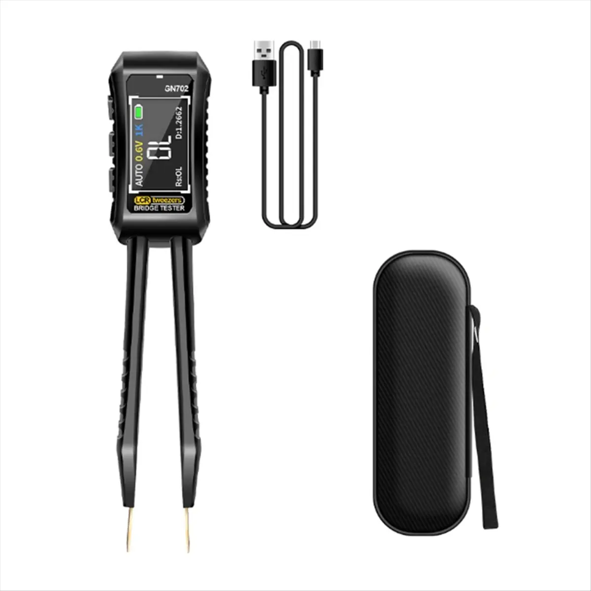 RABIT DTD3- Digital Bridge Multimeter Smart SMD Tester High- Resistance Capacitance Meter Diode Inductance Tester Tools