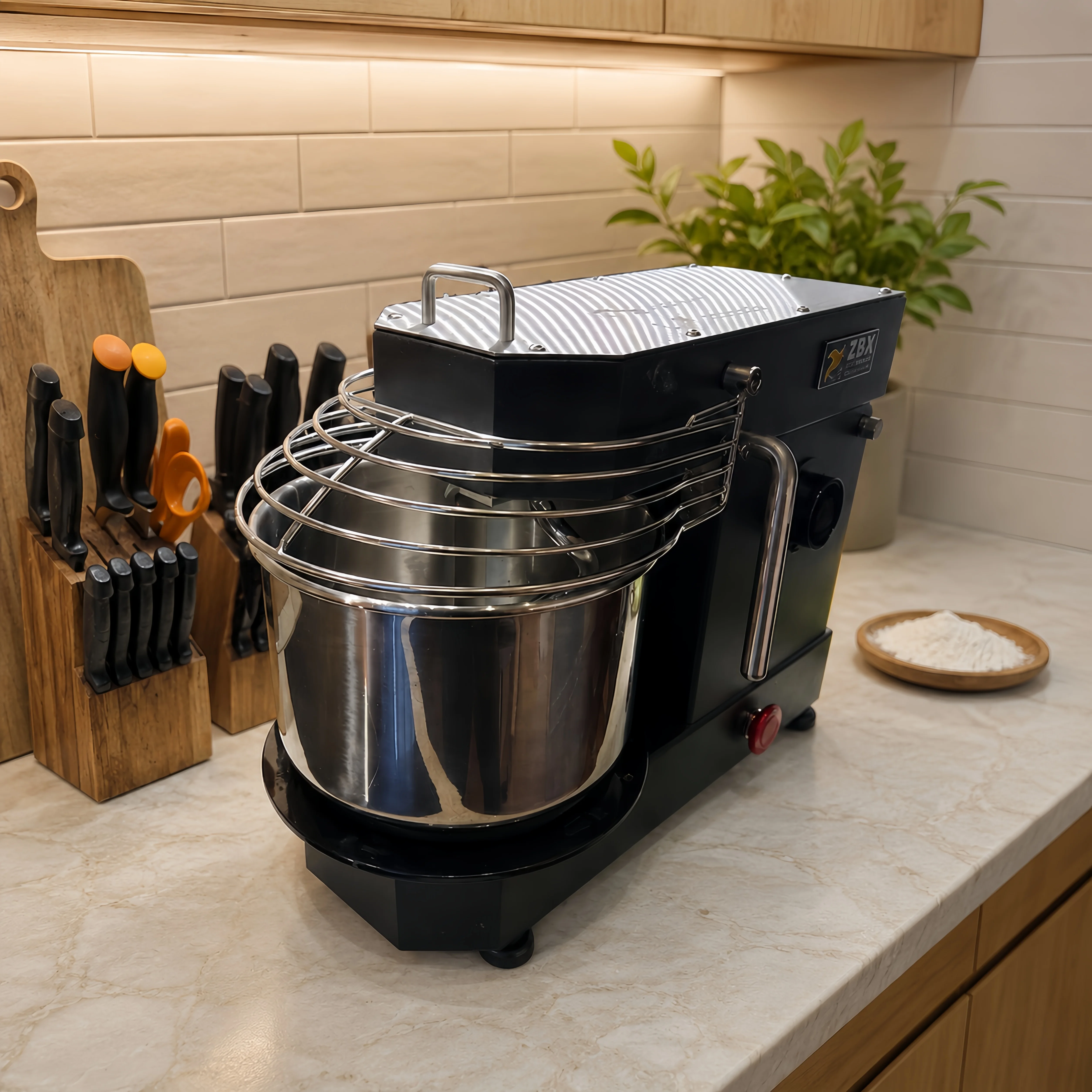 Mini Table Top Capacity Dough Wheat Mixer For Home Use Bakery Flour Mixing Machine ZBX