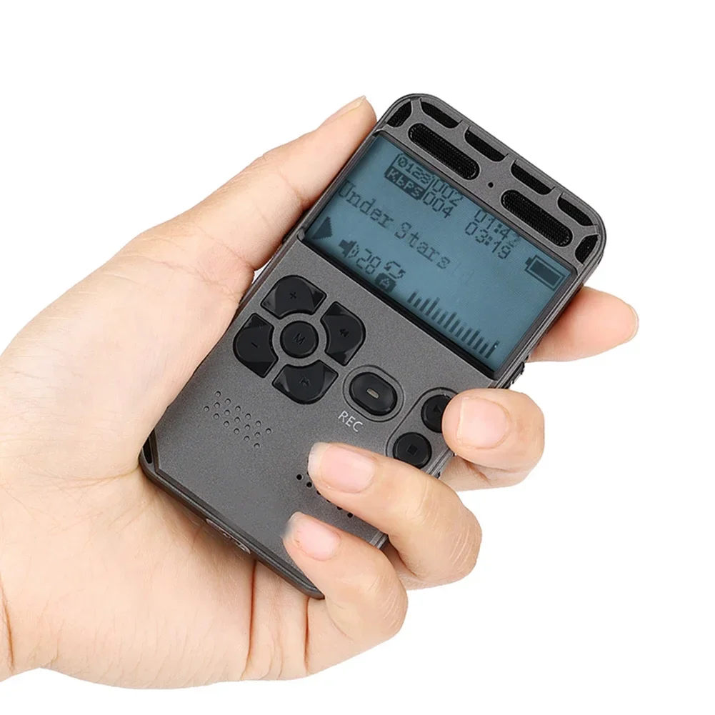 8GB Digital Voice Recorder Voice Activated Audio Recorder Noise Reduction Recording Device MP3 Player for Meetings