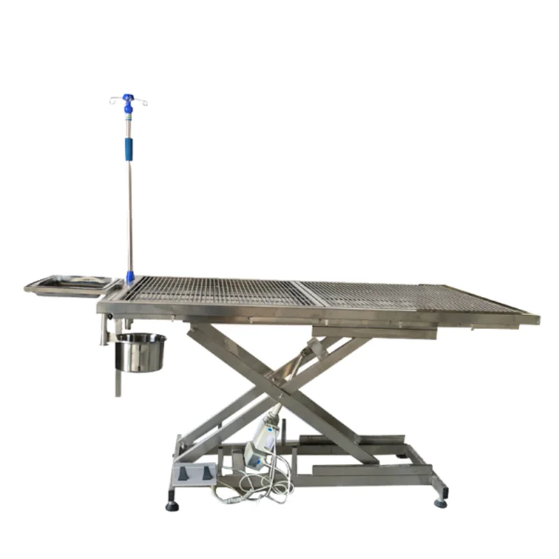 stainless veterinary operation table for animals Electric Vet Low-low Operating Table Veterinary Supply Surgery Table