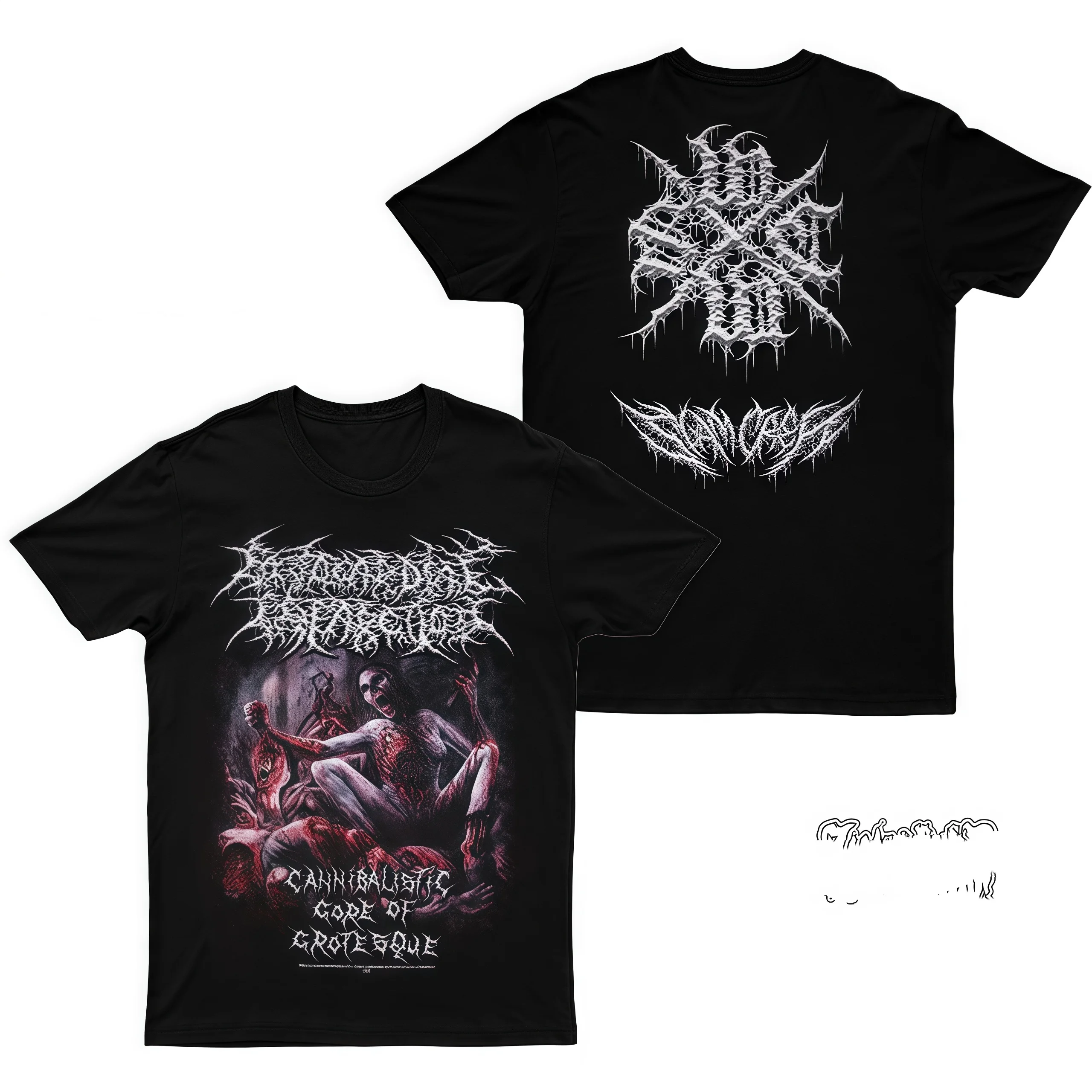 

2025 Summer Malignant High Fever Pig Biopsy Printed Pure Cotton Round Neck Loose Men's Women's T-shirts Casual Fashion Trend Top