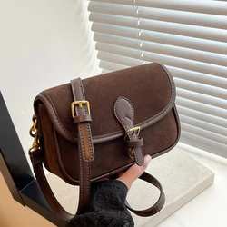 Crossbody Bag for Women Crescent Underarm Bag Leather Vintage Messenger Purse Handbag for Work Travel