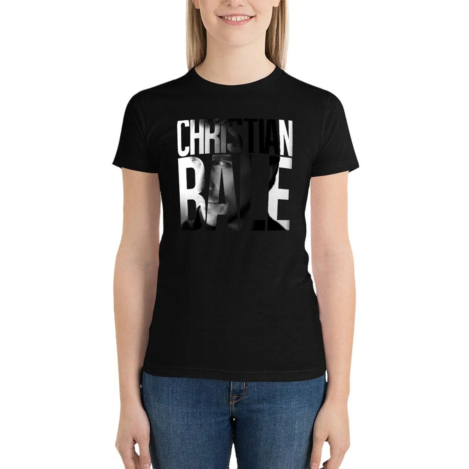 

Christian Bale T-Shirt summer top tees summer tops western t shirts for Women