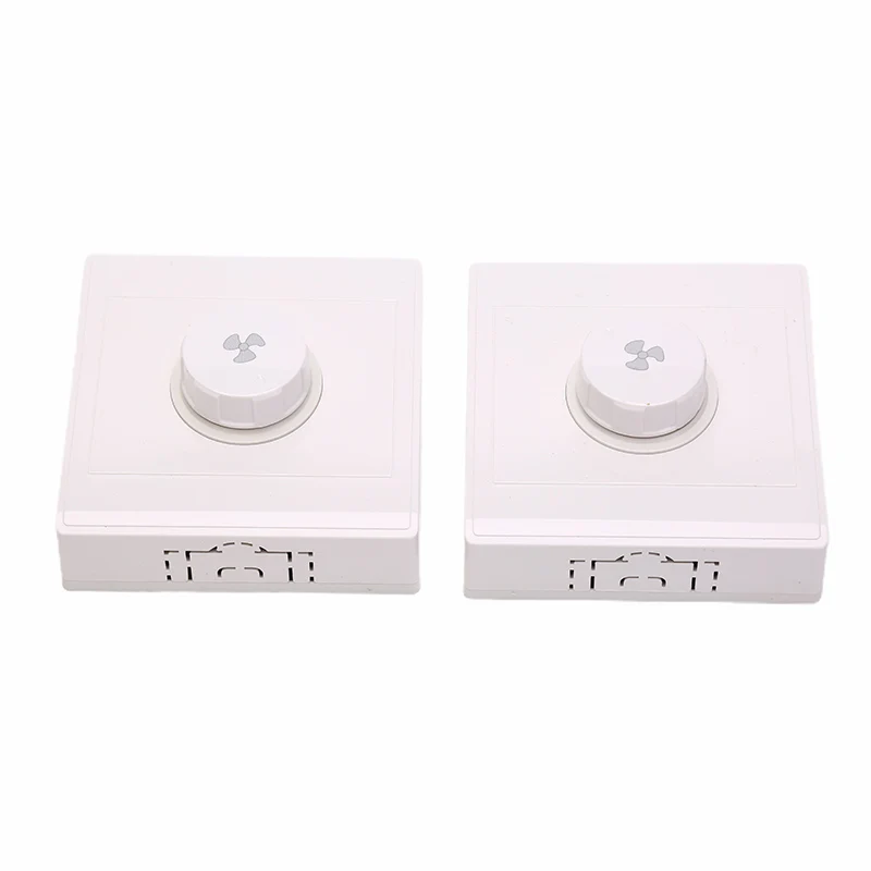 

Новый 1 шт. пластиковый AC220V 10A 15 Вт-300 Вт белый 86 тип регулировка потолочного вентилятора бесступенчатый регулятор скорости настенный переключатель