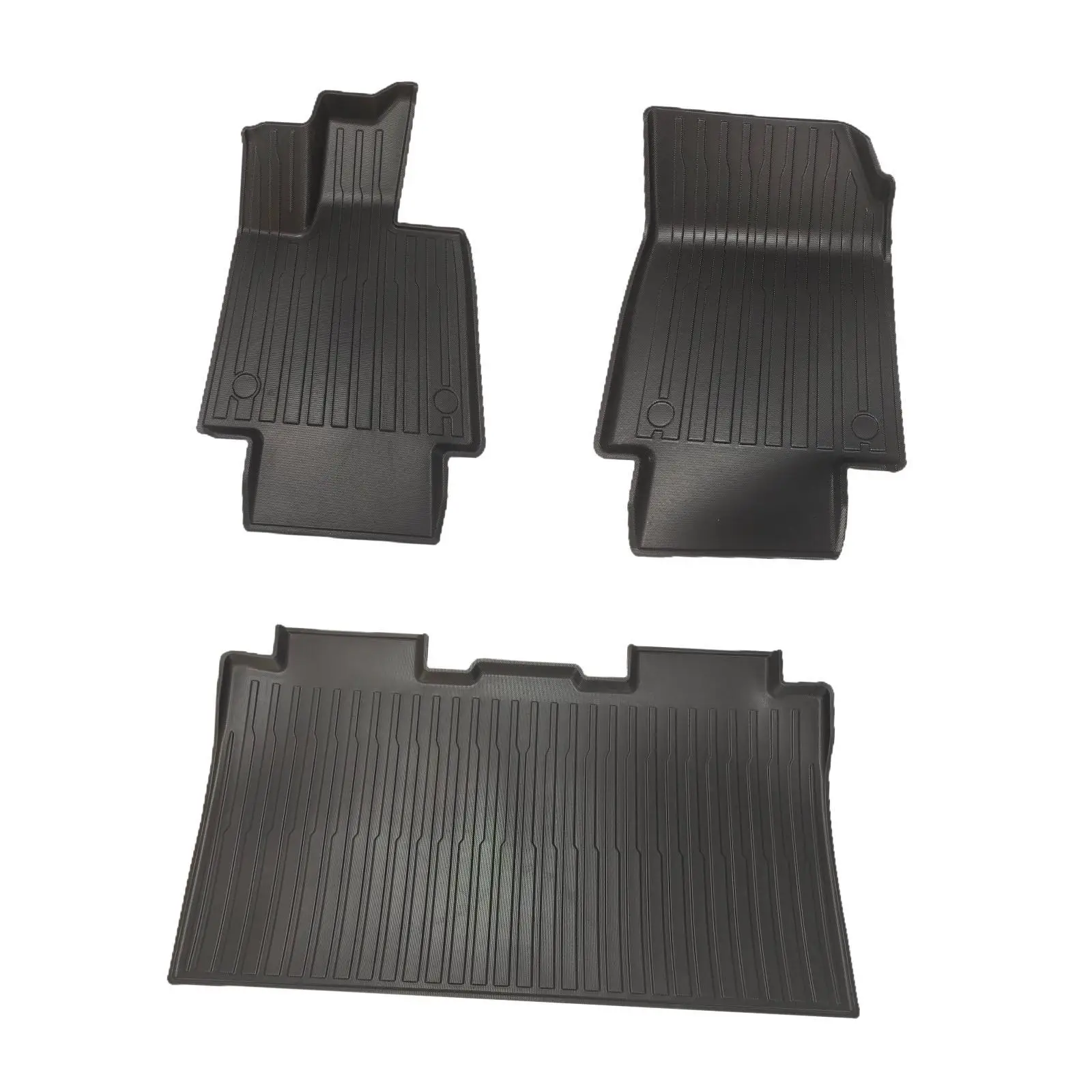 3Pcs Floor Mats Garage Spare Parts Nonslip for Tesla Cybertruck Pickup