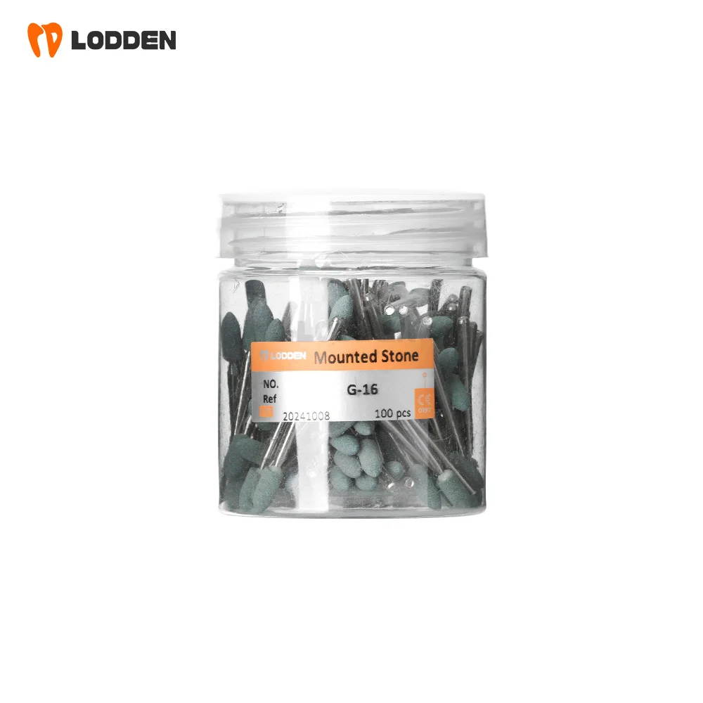 50 pcs Dental Polishing Green Stone Medium  Contour Ceramic G-16 Low speed burs for dentists Teeth Care & polishing tools