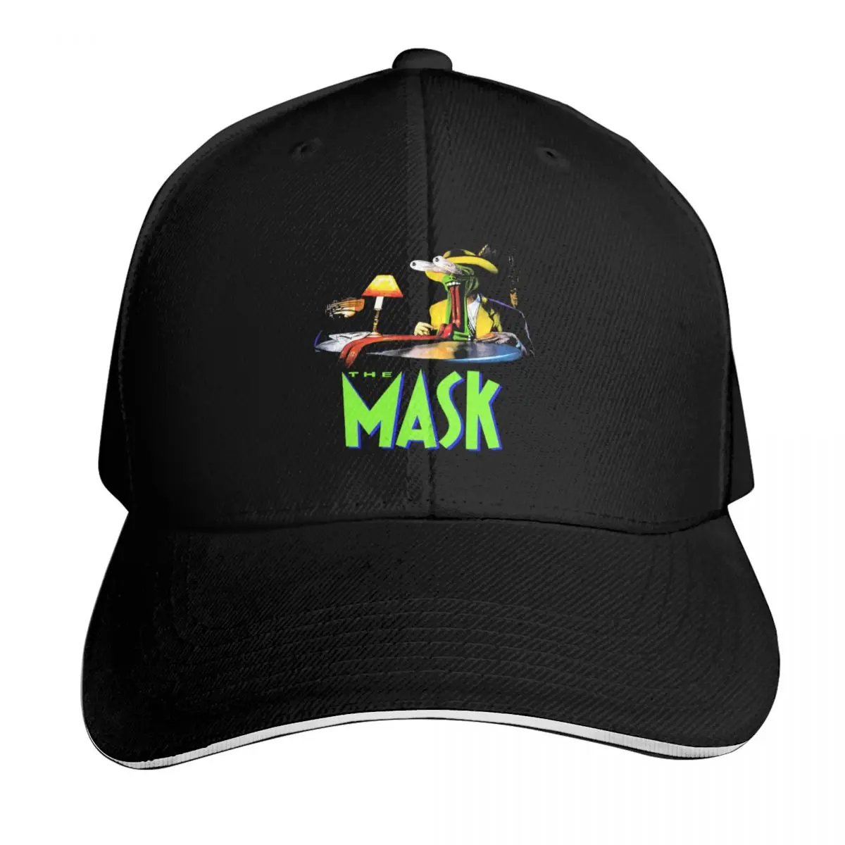 RETRO THE MASK, Jim Carrey Comedian, Jim Homage, The Truman Show Tees, Funny, Tribute Baseball Cap