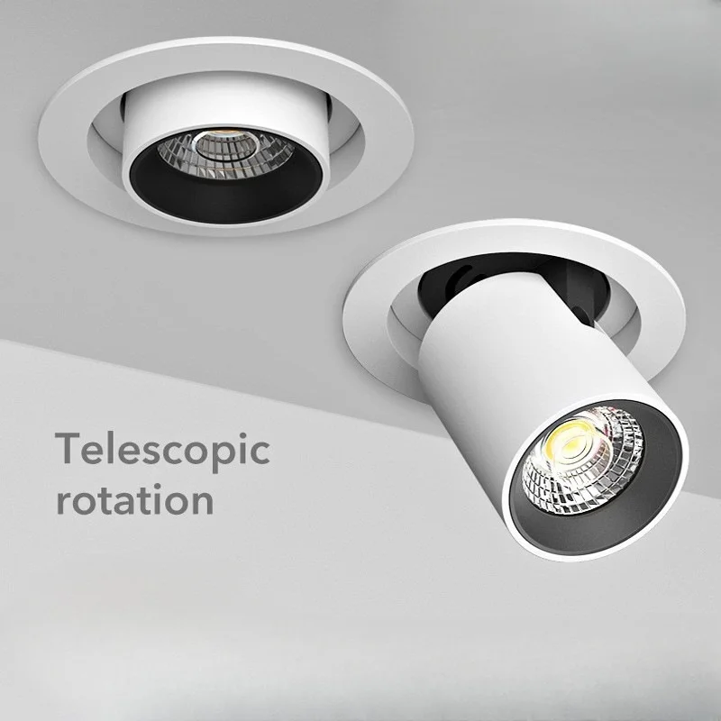 

Stretchable LED Spot lights Recessed LED Recessed Ceiling downlights 10W 12W Led Downlights Living Room Bedroom led Spotlights