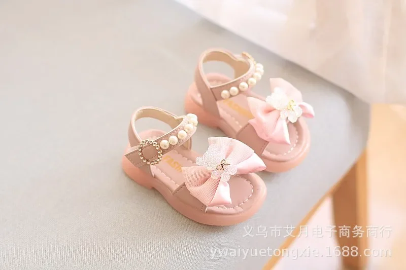 Sommer Cartoon Baby Mädchen Sandalen Kinder kleine Mädchen Prinzessin Schuhe Mode Fliege Sandalen Kleinkind Kleinkind Shoe1-2 Jahre alt