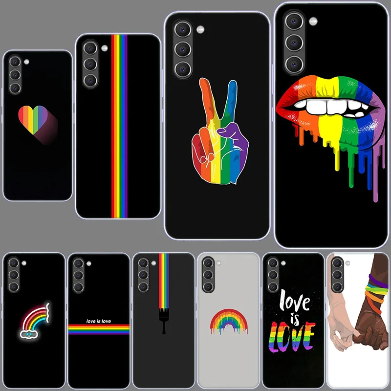 Gay Lesbian LGBT Rainbow Pride Phone Case for Samsung A17 A37 A57 A55 A35 A25 A15 A54 A14 A24 A34 A13 A23 A33 A53 A07 A05S A04S 