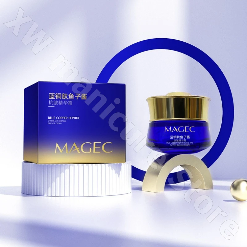 MAGEC bleu cuivre Peptide Caviar raffermissant Essence crème nourrissante et hydratante haute amélioration de l'atacidité crème 50g