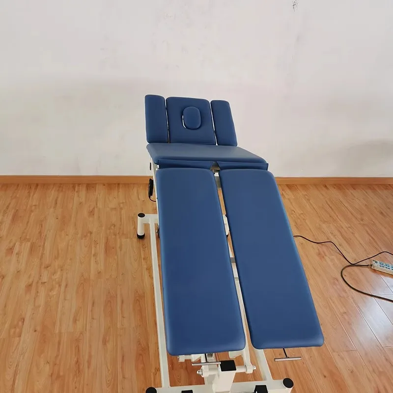 Многопозиционная тренировочная кровать. Электрическая подъемная тренировочная кровать. Оборудование для массажа, массажа, красоты, фитнеса и реабилитации.