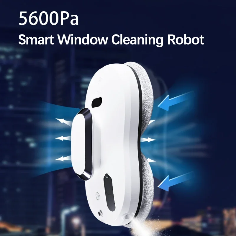 Remote Control Robotic Sweeping Windshield Water Spray Cleaning Equipment Robot Window Cleaner