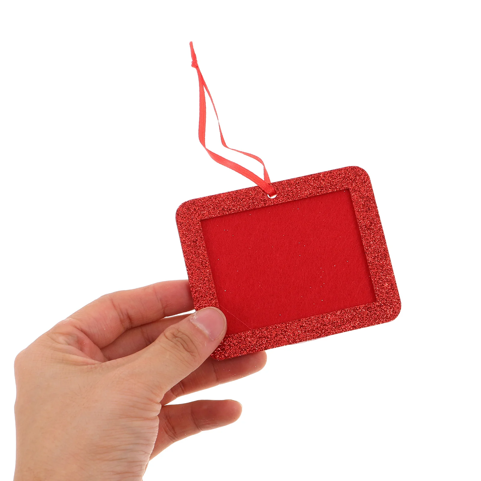 

36Pcs Christmas Felt Photo Frame Ornament Mini Hanging Picture Display Holder Holiday Tree Decoration DIY Crafts Keepsake