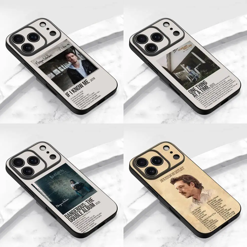 

M-Morgan Wallen One Thing at a Time Phone Case For iPhone 13,16,11,14,17,12,15,Plus,E,Air,Pro,Max,Mini Protective Black Cover