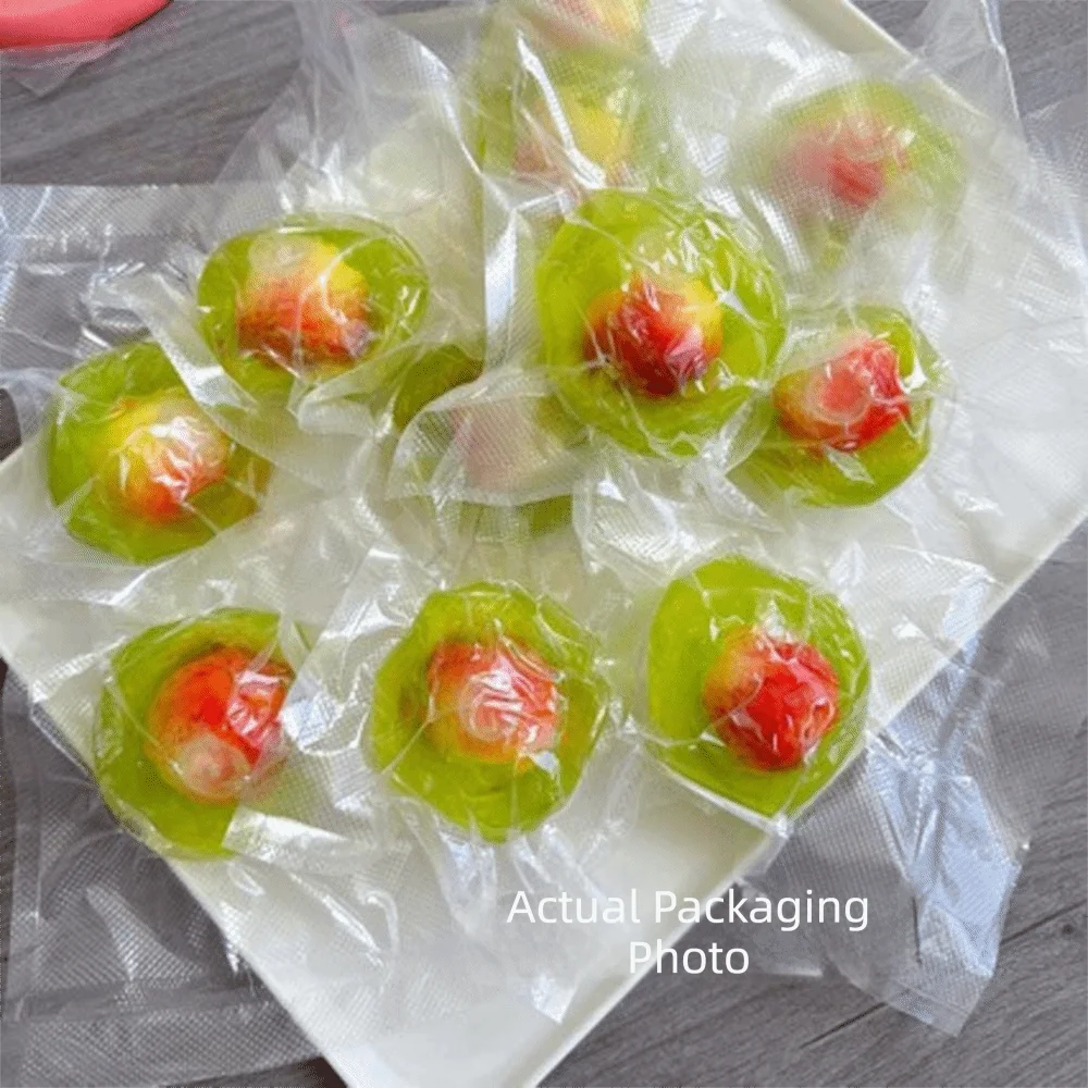 Shapable Slushie Fruit Squishy Crackling Sound Non-bounce Crunchy Squishy Pinch Handmade Sensory Fidget Ball Children Gifts