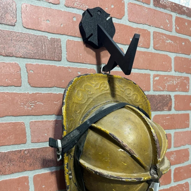 Fire Helmet Wall Mounted Display Stand New York Roof Hook 3D Printed Ornament Creative Gift Hook