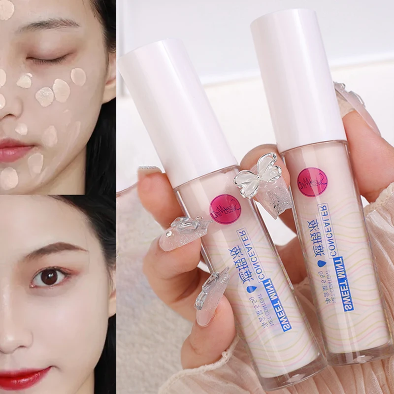 Lasting Moisturizing Liquid Concealer Foundation Cream Makeup Full Cover Eyes Dark Circles Scars Acne Cover Cream Base Cosmetics