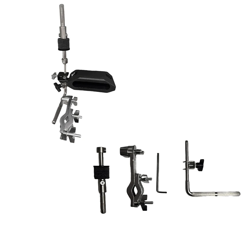 

Metal Cymbal Stand Portable Drum Extension Clamps Holder Extension Clamp Holder Percussion Accessories