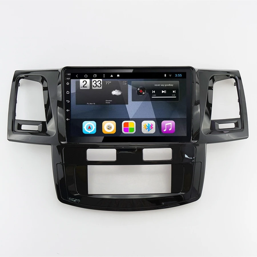 

9Inch Frame Capacitive 1+16G car dvd player auto electronics ford radio for FORTUNER VIGO HILUX