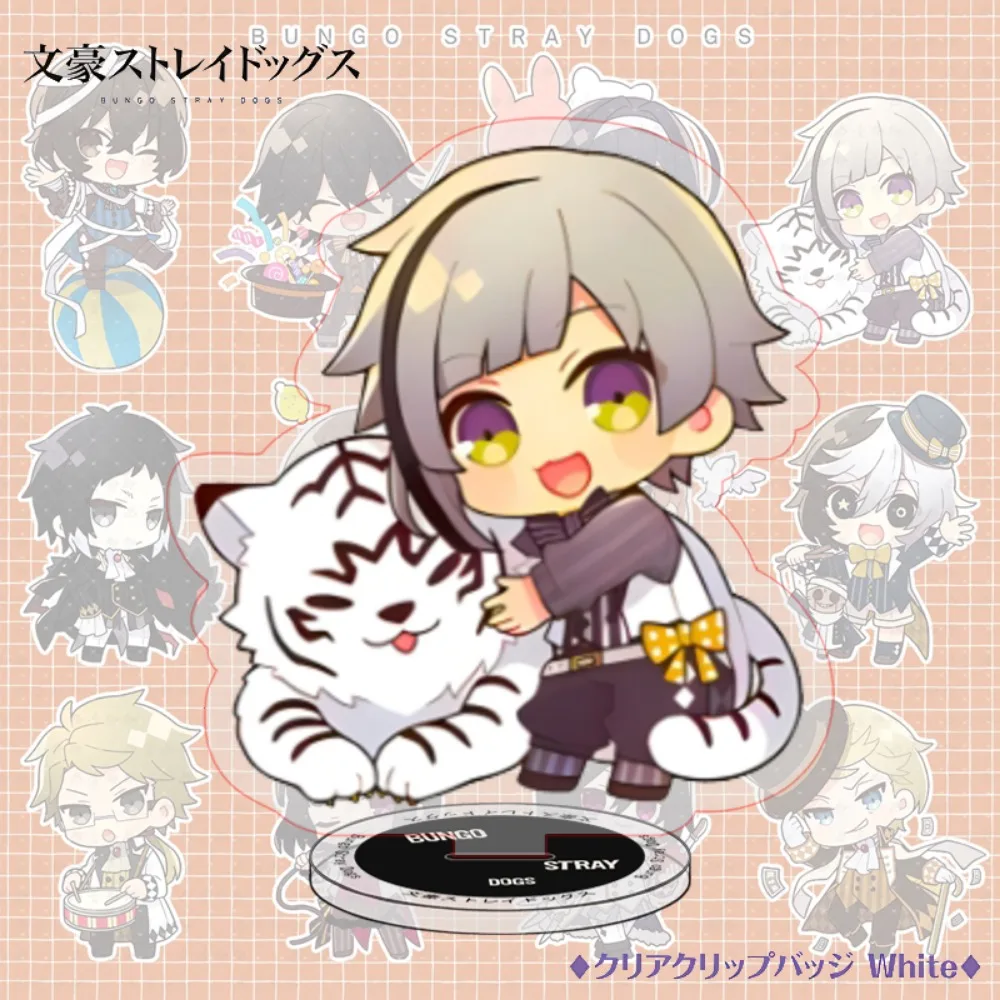 Acrylic Panel Ornaments Acrylic Stand Bungo Stray Dogs Dazai Osamu Oda Sakunosuke Figure Model Plate Desktop Decorate Xmas Gifts