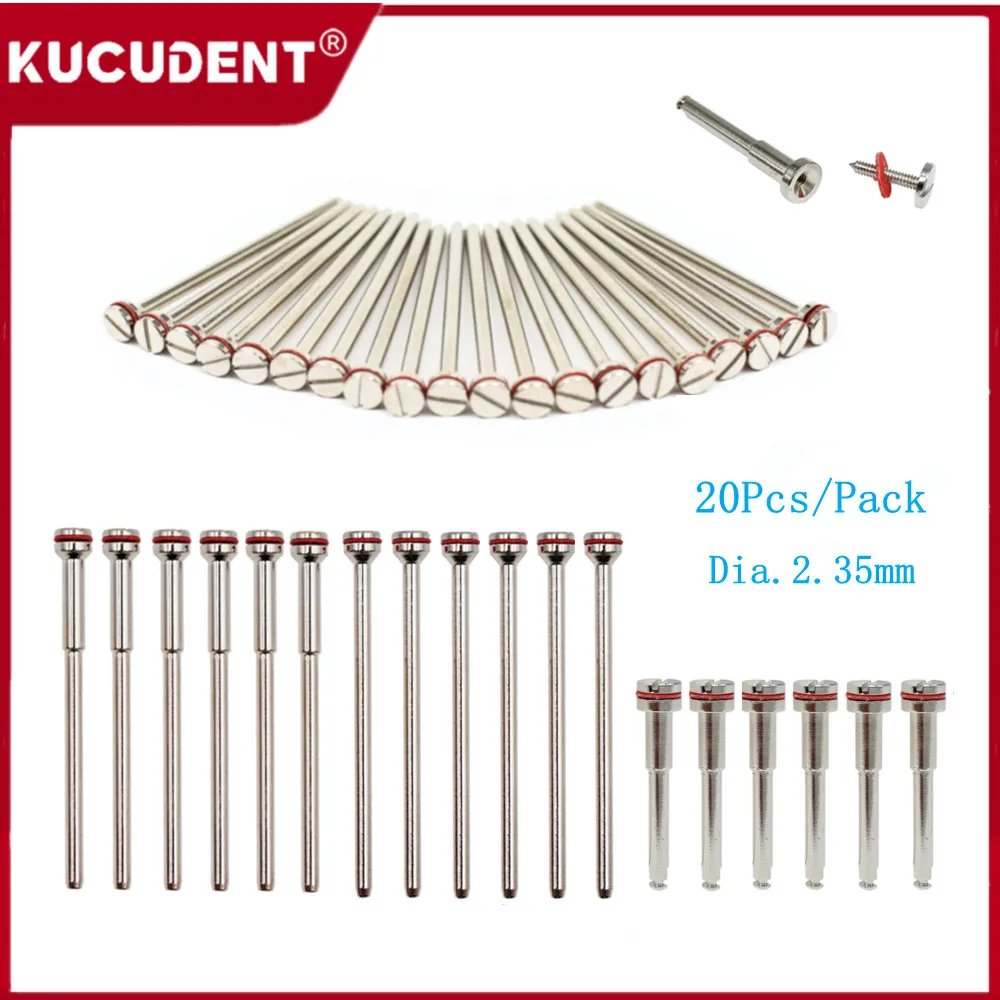 

20pcs/Set Lab Polishing Shank Mandrel Dental Diamond Disc Burs Rotary Tool Polished Shaft 2.35mm for Polisher Machine Cutting