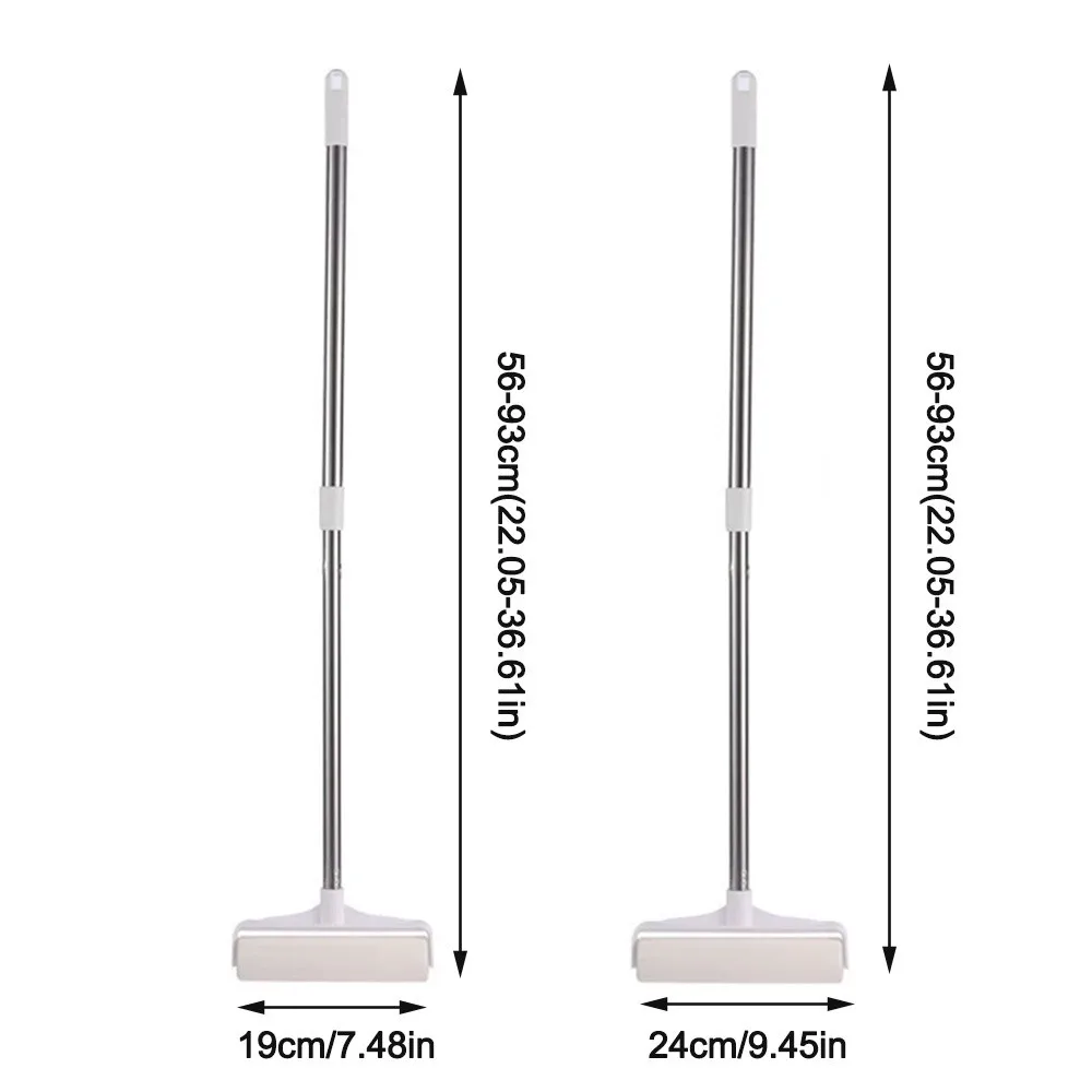 Tearable Long Handle Lint Roller Brush Telescopic 19/24cm Pet Hair Remover Roller Mop For Home Bedroom Car Seats view 4