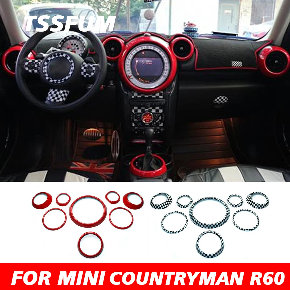 

Декоративное кольцо-накладка на центральную панель приборов для Mini Cooper S Countryman R60, аксессуар для вентиляционного отверстия