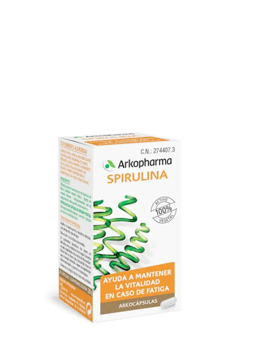 Arkopharma arkocapsulas spirulina 50 capsules-helps maintain vitality